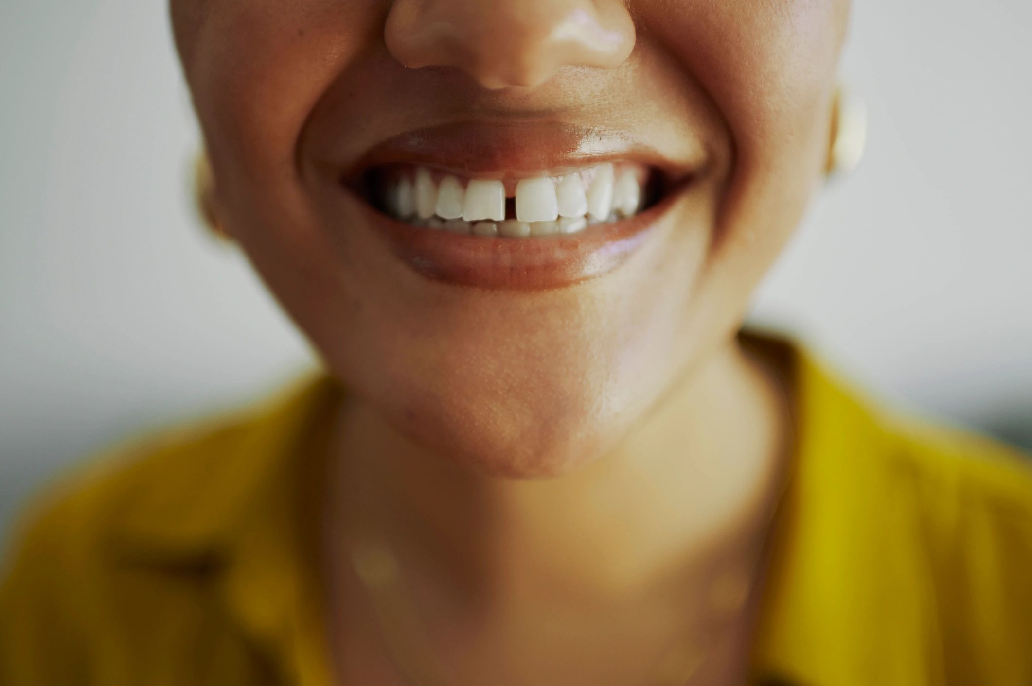 Close-up smile portrait with natural confidence